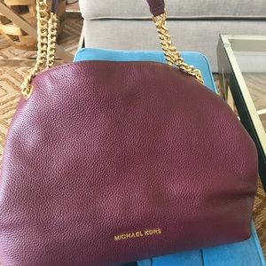 MIchael Kors eggplant pocketbook